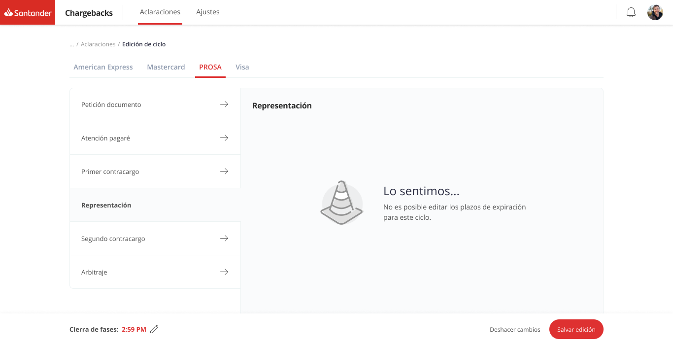 Cycle editor view